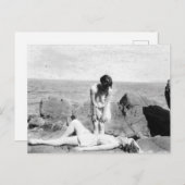 ヴィンテージビーチはがき ポストカード (正面/裏面)