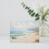 ヴィンテージビーチはがき ポストカード (スタンド正面)