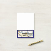 ヴィンテージビーチアートポスト ポストイット (デスク上)