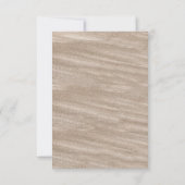 ヴィンテージビーチウェーブアンドサンドウェディングRSVPカード 出欠カード (裏面)