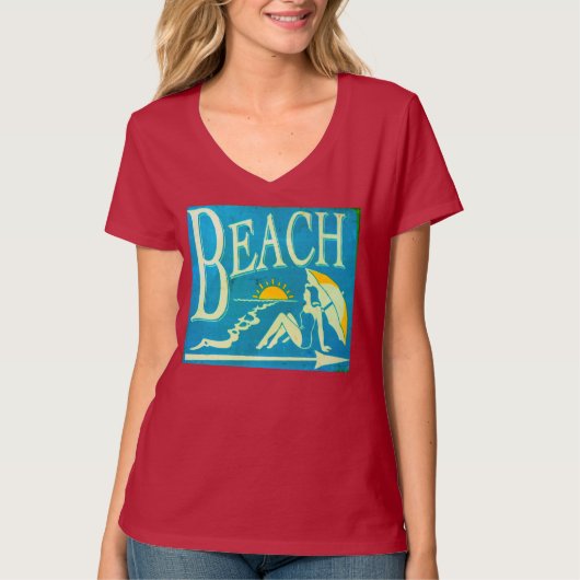 ヴィンテージビーチサインThunder_Cove Tシャツ (正面)