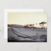 ヴィンテージビーチサンタバーバラ ポストカード (正面/裏面)