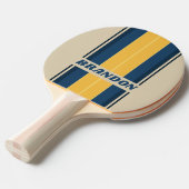 ヴィンテージビーチサンドストライプボード名 卓球ラケット (正面アングル)