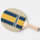 ヴィンテージビーチサンドストライプボード名 卓球ラケット (横)