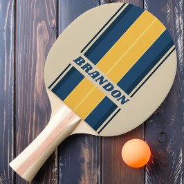 ヴィンテージビーチサンドストライプボード名 卓球ラケット