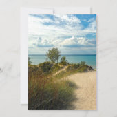 ヴィンテージビーチサンドダン結婚ズ 招待状 (裏面)