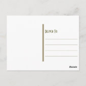 ヴィンテージビーチシーシェル&レッドコーラルポストカード ポストカード (裏面)