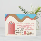 ヴィンテージビーチシーン招待状 招待状 (スタンド正面)