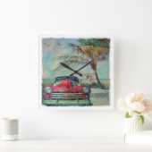 ヴィンテージビーチスクウェア壁時計 スクエア壁時計 (ホーム)