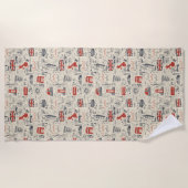 ヴィンテージビーチタオル ビーチタオル (正面)