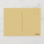 ヴィンテージビーチハワイガールトラベルポストカード ポストカード (裏面)