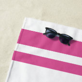 ヴィンテージビーチバチェロレッテブライドメイカスタムド ビーチタオル (インサイチュ)