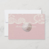 ヴィンテージビーチピンクリハーサルディナー 招待状 (裏面)