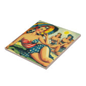 ヴィンテージビーチピン留め タイル (側面)