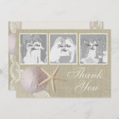 ヴィンテージビーチフラットカードサンキュー サンキューカード (正面/裏面)