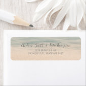 ヴィンテージビーチフロントハ結婚ワイ差出人住所 ラベル (インサイチュ)