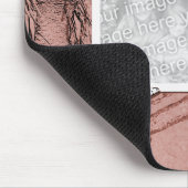 ヴィンテージビーチメモリーフォトフレームマウスパッド マウスパッド (コーナー)