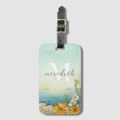 ヴィンテージビーチモノグラム ラゲッジタグ (正面縦)