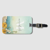 ヴィンテージビーチモノグラム ラゲッジタグ (正面横)