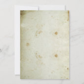 ヴィンテージビーチ婚約パーティ招待状 招待状 (裏面)