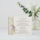 ヴィンテージビーチ旅程パープル 招待状 (スタンド正面)