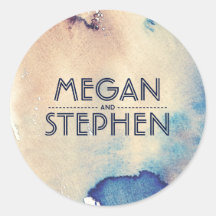 ヴィンテージビーチ水の色モダン結婚の