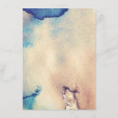 ヴィンテージビーチ水結婚色の情報 エンクロージャーカード (裏面)
