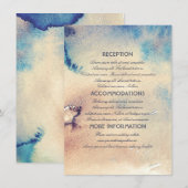 ヴィンテージビーチ水結婚色の情報 エンクロージャーカード (正面/裏面)