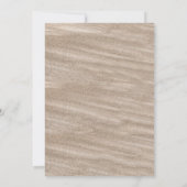 ヴィンテージビーチ波婚約パーティ招待状 招待状 (裏面)