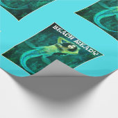 ヴィンテージビーチ準備Mermaidピンアップラッピング紙 ラッピングペーパー (角)