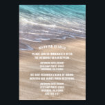 ヴィンテージビーチ結婚のエンクロージャカード テーブルナンバー<br><div class="desc">ヴィンテージビーチ結婚ウェーブのエンクロージャカード – これらの詳細カードを含め、披露宴の場所、披露宴のタイムライン、およびホテルの情報をゲストに知らせることで、計画を容易にする。上のボタンでもしのクリックが必要な情カスタマイズ報を追加できる。このページの完全一致コレクションを参照。</div>