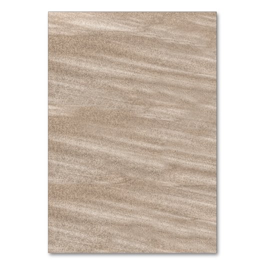 ヴィンテージビーチ結婚のエンクロージャカード テーブルナンバー (裏面)