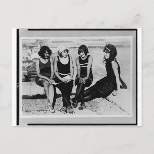 ヴィンテージビーチ美しい写真 ポストカード (正面)