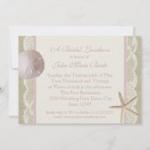 ヴィンテージビーチ ブライダルランチョン 招待状 (裏面)