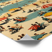 ヴィンテージビーチ ポスター (角)