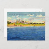 ヴィンテージビーチ、マサチューセッツ州ケープコッド ポストカード (正面/裏面)