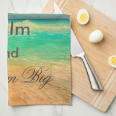 ヴィンテージビーチ「保Calm and Dream Big」引用文 キッチンタオル (四つ折り)