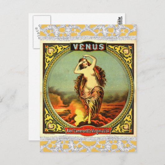 ヴィンテージビーナスエフエマラ葉書 ポストカード (正面/裏面)