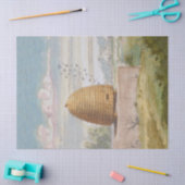 ヴィンテージビーハイブスケップデコップビーズファームハウス 薄葉紙 (クラフト)