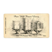 ヴィンテージビーハイブハニージャールラベル ラベル (正面)