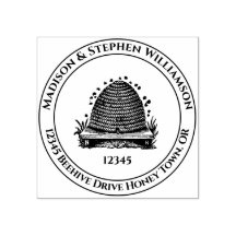 ヴィンテージビーハイブファミリー名差出人住所