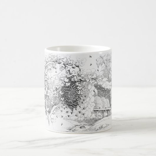 ヴィンテージビーハイブ コーヒーマグカップ (中央)