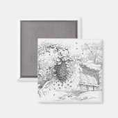 ヴィンテージビーハイブ マグネット (正面/裏面)