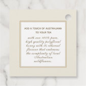 ヴィンテージビーハニージャールクラフトネックラベルビーキーパー フェイバータグ (裏面)