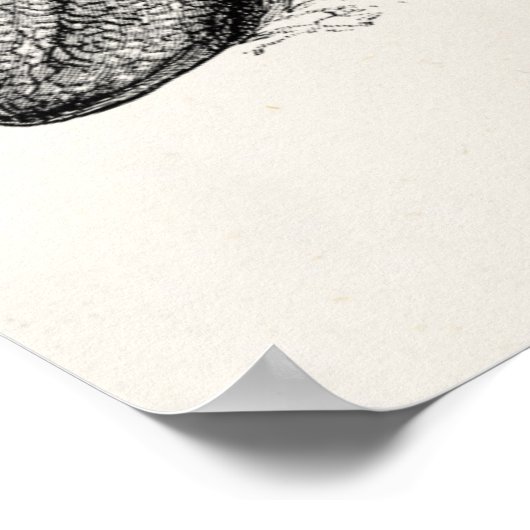 ヴィンテージビーバーイラストレーションレトロビーバーズアンドダム ポスター (角)