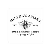 ヴィンテージビーピア名前をカスタムするハニースタンプ ラバースタンプ (インプリント)