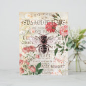 ヴィンテージビーフローラコラージスクラップブック紙 (スタンド正面)