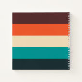 ヴィンテージビーブズカラーブロックスパイラルノートブック ノートブック (裏面)