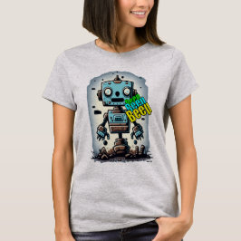 ヴィンテージビープ音ビープ音クラシックのロボットTシャツ Tシャツ