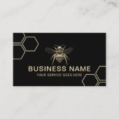 ヴィンテージビーホームメイドハニービーキーパーファーム 名刺 (正面)